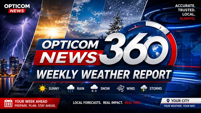 Opticom News 360: Weekly Weather key art